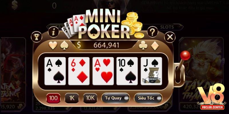 Luật chơi mini poker V8club