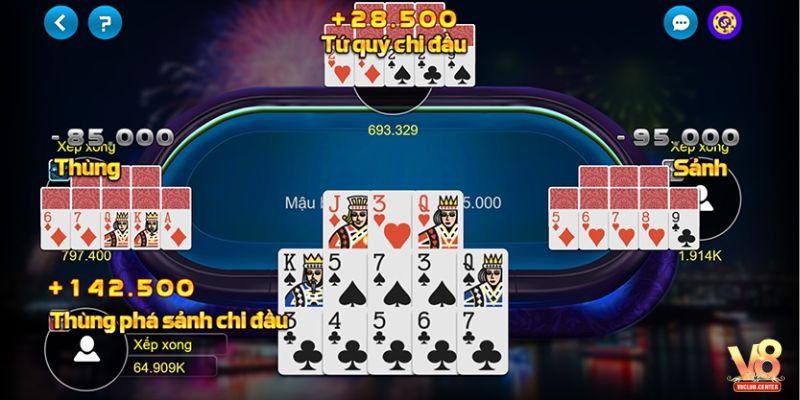 Cách chơi Mậu Binh V8Club từng bước