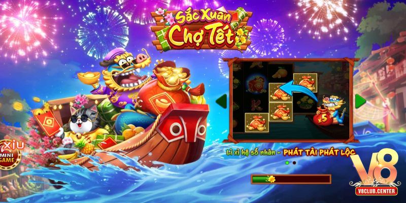 Giới thiệu game sắc xuân chợ Tết