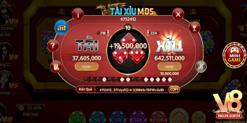 Mẹo tham gia game Tài Xỉu MD5 tại sân cược V8club