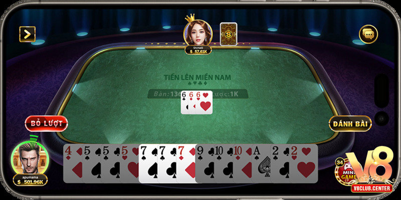 Mẹo chơi Tiến lên miền Nam tại V8Club thắng lớn nhất