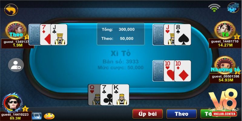 Luật chơi game bài Xì tố online